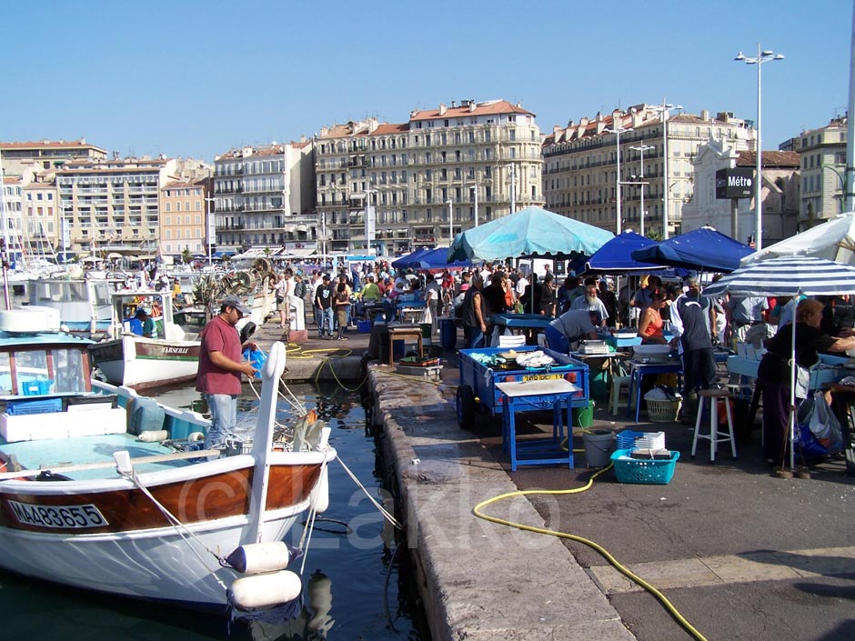 Le marché aux poissons du Vieux Port
