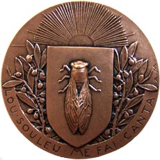 mdaille bronze cigale