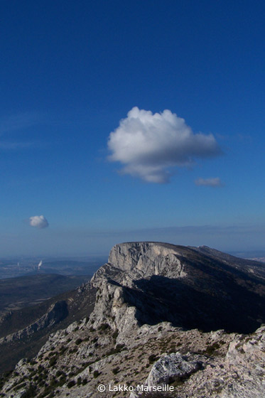 Baou de l'aigle sur la montagne sainte victoire