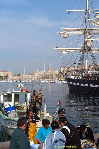 le Belem sur le Vieux Port