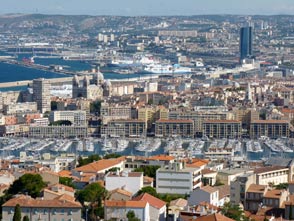 vue de marseille, le vieux port